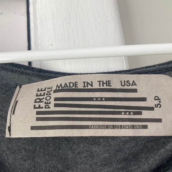 We The Free People  Black and Cream Tunic Top - Picture 2 of 5